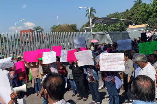 Alcaldes de Morelos protestan por recorte presupuestal de mil mdp