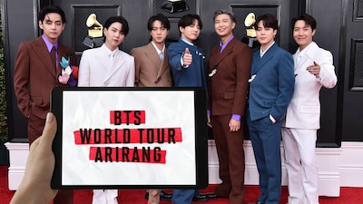 Tres conciertos de BTS se van a transmitir en streaming con costo, estos son los detalles. (Foto: AP/IAGemini/Weverse)