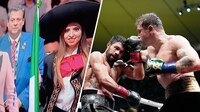‘Canelo’ vs. Ryder: Cuelgan banderas de México y Jalisco, ¿en palos de escoba?