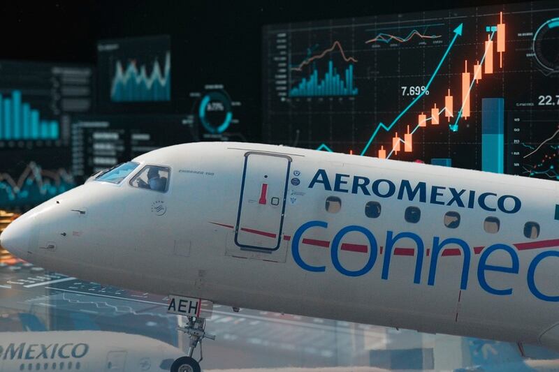 Aeroméxico despega 7% en su regreso a la Bolsa en NY