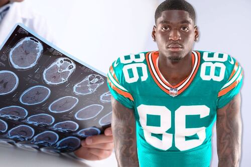 Hospitalizan a Grant DuBose tras partido de Dolphins vs. Texans: Un golpe le causó conmoción cerebral