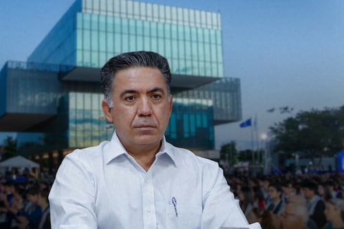 ¿No estaba en CDMX? Captan a Enrique Inzunza en fiesta de graduación del Tec de Monterrey