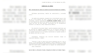 Los abogados compartieron un mensaje en el que dieron las gracias a los medios de comunicación y a los doctores por estar al pendiente. La acusación contra la influencer Marianne 'N' continúa.