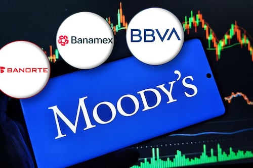‘Tijeretazos’ de Moody’s: Rebaja notas de Banamex, BBVA y Banorte tras degradar calificación de México