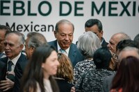 Slim dice que repararán tramo de Línea 12 tras reunión con AMLO