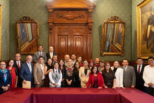 Evelyn Salgado participa en reunión nacional del IMSS Bienestar encabezada por la presidenta Claudia Sheinbaum