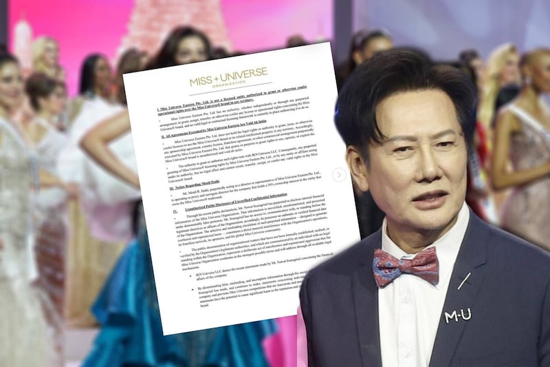 ¿Miss Universo vetó a 6 candidatas? Señalan a Nawat Itsaragrisil por supuestos acuerdos ilegítimos