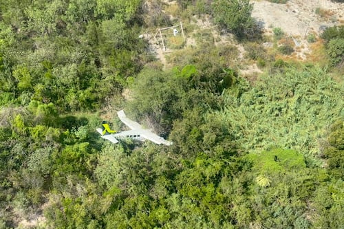 Avión de la aerolínea Aerus se desploma cerca de Pesquería, Nuevo León