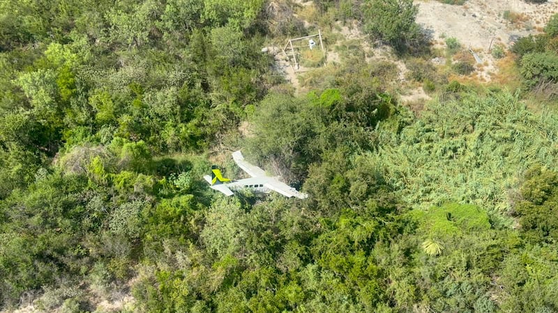 Avión de la aerolínea Aerus se desploma cerca de Pesquería, Nuevo León