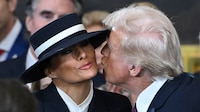 ¿Qué hay detrás del look ‘sombrío’ de Melania y el beso rechazado a Trump? Especialista explica