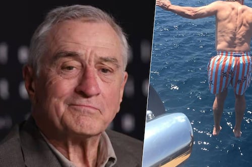 Robert De Niro celebra su cumpleaños 81 con un salto en yate a mar abierto