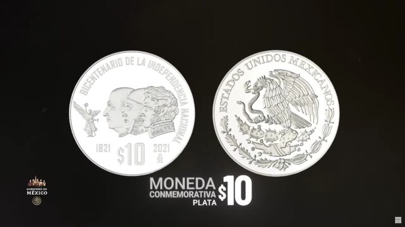 Monedas conmemorativas de Tenochtitlan y la Independencia: conoce sus detalles