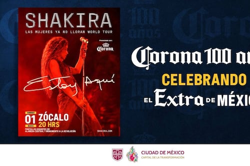 Corona celebra 100 años con concierto gratuito en el Zócalo de la CDMX