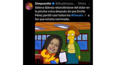 Memes de los premios Oscar 2025 y 'Emilia Pérez'. (Foto: X)