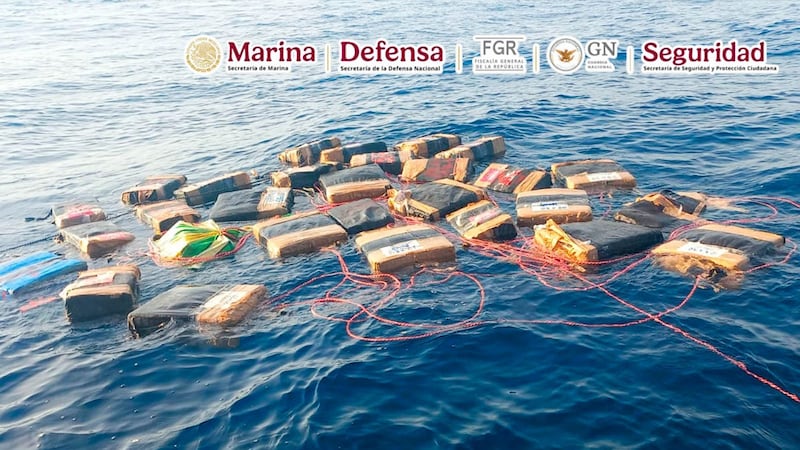 Secretaría de Marina decomisa 4 toneladas de cocaína en Chiapas