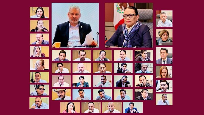 Segob se reúne con gobernador y alcaldes de Michoacán