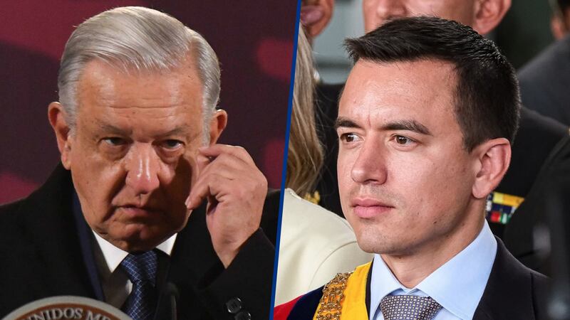 Noboa a AMLO: Ecuador, dispuesto a ‘limar asperezas’ si no ‘mete sus narices’ en temas judiciales