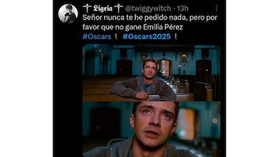 Memes de los premios Oscar 2025 y 'Emilia Pérez'. (Foto: X)