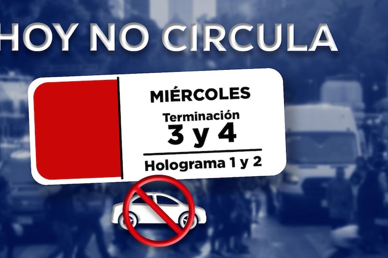 Ya es ombligo de semana: ¿Cómo opera el Hoy No Circula para el miércoles 20 de mayo?