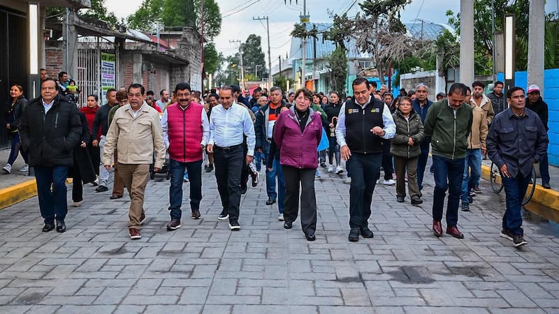 Delfina Gómez entrega reconstrucción de circuito vial en Chiautla; Edomex invirtió 26.7 mdp