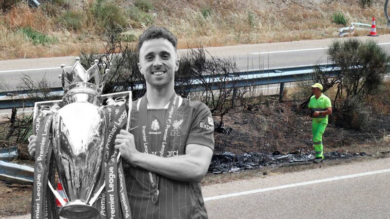 Un neumático reventado y un Lamborghini calcinado: Así fue el accidente donde murió Diogo Jota