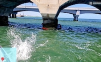 Una más: Pemex repara fuga de combustible en playas del Malecón de Progreso, Yucatán