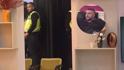 Un participante de un reality show serbio, intentó asfixiar a su compañera, tras esto, ingresaron elementos de seguridad al programa. (Foto: IAGemini/Captura)