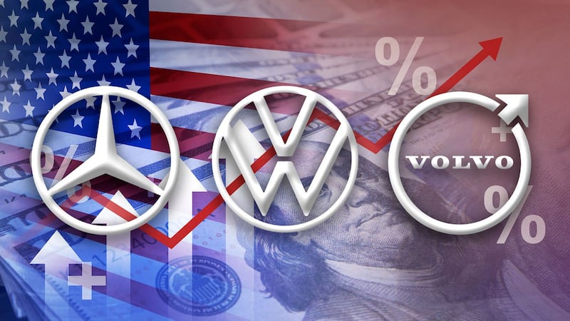 Mercedes-Benz, Volvo y VW evalúan subir precios y mover fábricas a EU ante el ‘susto’ por los aranceles
