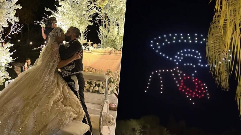 Con homenaje a ‘Chente’: Así fue la lujosa boda de Vicente Fernández Jr. y Mariana González