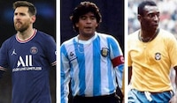 Messi y Pelé rinden homenaje a Maradona en su aniversario luctuoso