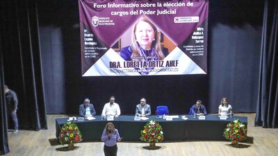Loretta Ortiz; actualmente es ministra de la SCJN, pero participará en las próximas elecciones judiciales del 1 de junio (Foto: CUARTOSCURO)