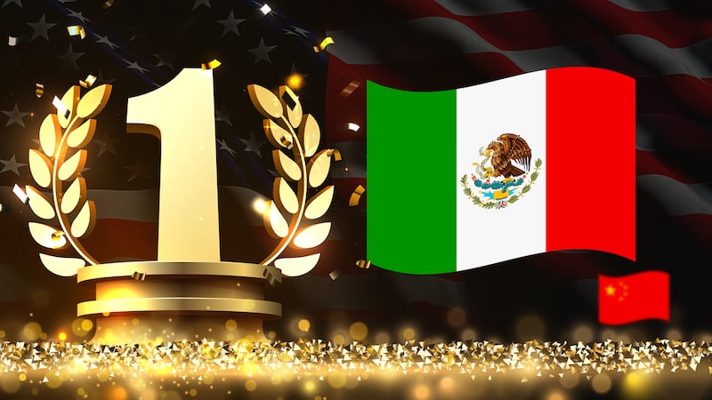 México, socio comercial #1 de EU con 44 mil mdd en exportaciones; China cae hasta 4to lugar