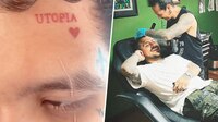 Se acabó la ‘Utopía’: Christian Nodal se borra otro tatuaje de Belinda