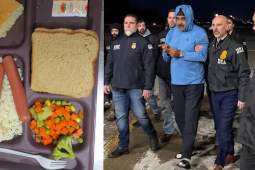 ¿Nicolás Maduro comió salchichas y arroz en la cárcel de EU? La historia detrás de la foto viral