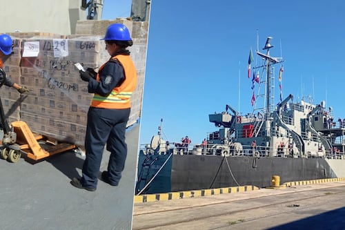 ‘Nos sentimos acompañados por México’: Así fue la llegada de los buques de la Marina a Cuba (VIDEO)