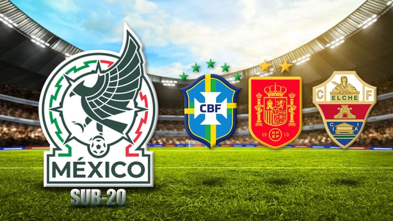 Partidos amistosos de México Sub-20 vs. Brasil, España y Elche: ¿Cuándo y a qué hora juega la Selección?
