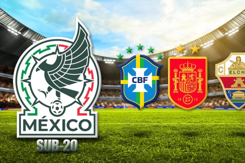 Partidos amistosos de México Sub-20 vs. Brasil, España y Elche: ¿Cuándo y a qué hora juega la Selección?