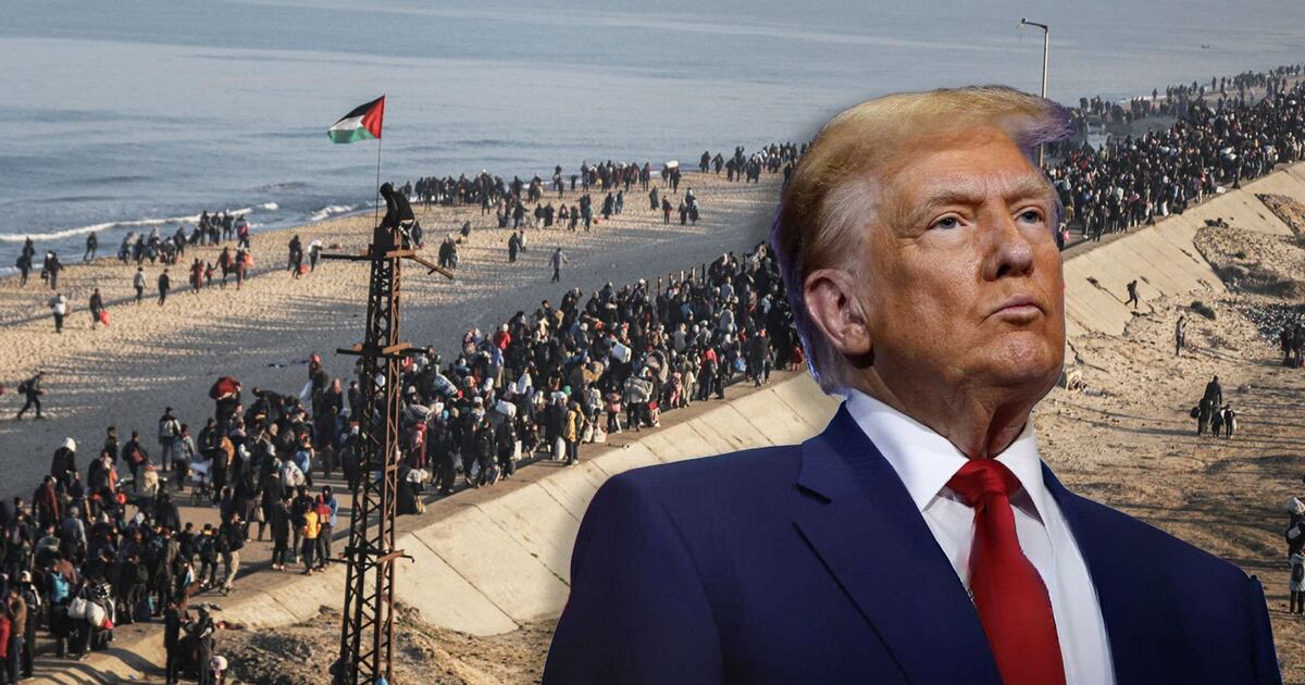 Trump quiere ‘limpiar’ Gaza: Pide que Palestinos se vayan a Egipto y ...