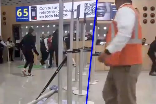 ¿Qué pasó en el AICM? VIDEO muestra pelea entre pasajeros y personal de Aeroméxico en la Terminal 2