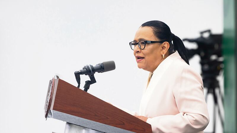 México no fabrica precursores químicos del fentanilo, vienen de Asia, dice Rosa Icela a EU