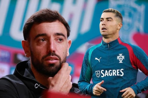 Bruno Fernandes espera que CR7 no abandone la Selección de Portugal: ‘Que no tome decisiones en caliente’