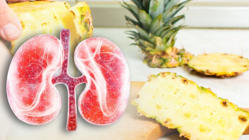 ¿Cuál es el efecto del té de cáscara de piña en los riñones?