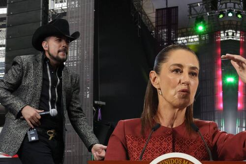 Sheinbaum responde a video falso que proyectaron en concierto de Fidel Rueda: ‘No al abuso, no al acoso’