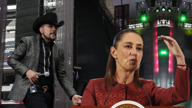 Sheinbaum responde a video falso que proyectaron en concierto de Fidel Rueda: ‘No al abuso, no al acoso’