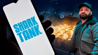 Slobotzky tiene negocios secundarios, además de ser comediante y creador de contenido. (Fotoarte: El Financiero Crédito: Shutterstock / shark tank creator mexico)