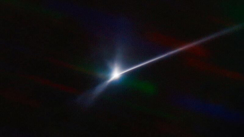 ‘Polvo eres...’ Asteroide Dimorphos, embestido por DART, deja estela de partículas cósmicas