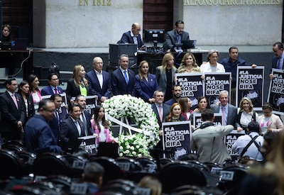 Sesión ordinaria en la Cámara de Diputados donde se aprobaron las leyes secundarias de la Reforma Judicial. (Foto: ANDREA MURCIA /CUARTOSCURO)