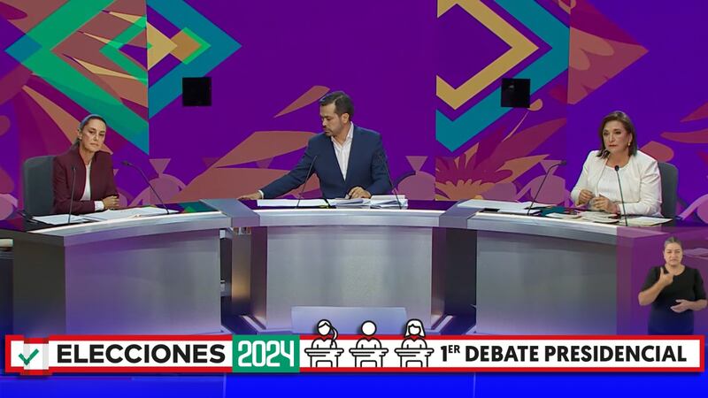 Fallas técnicas ‘arruinan’ el debate presidencial: Así fue el primer cara a cara