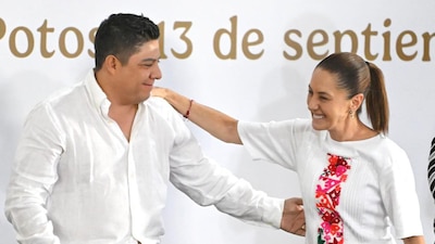 El gobernador de San Luis Potosí, Ricardo Gallardo reconoció los resultados alcanzados durante el segundo año de administración de Claudia Sheinbaum.