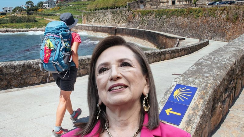 ‘Con mi mochila al hombro’: Así es el exigente Camino de Santiago que hace Xóchitl Galvez tras su vida ‘fit’